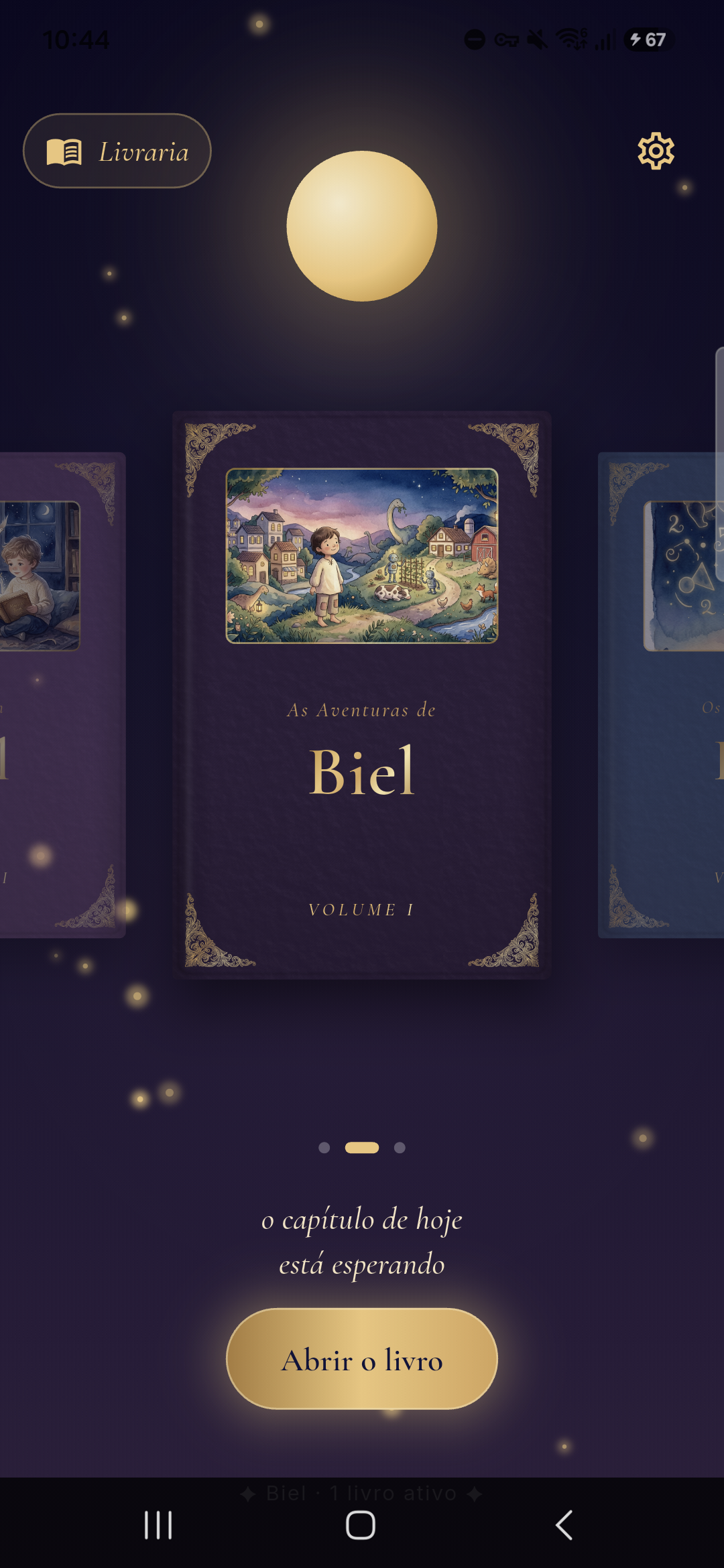 Capa personalizada — As Aventuras de Biel